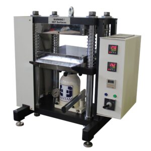 پرس گرم 30 تن Hot press جهت تولید نمونه آزمایش Punches, presses and dies for producing test samples
