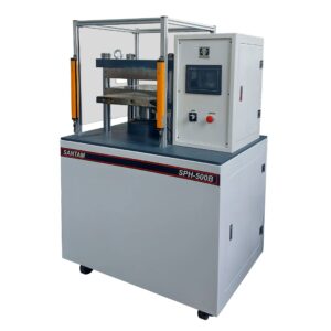 پرس گرم 50 تن Hot press جهت تولید نمونه آزمایش Punches, presses and dies for producing test samples