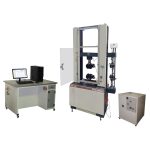 Universal Tensile Testing Machine Mechanical properties testing machine, SANTAM Company دستگاه تست خواص مواد مکانیکی مواد شرکت سنتام دستگاه کشش 15 تن سروالکتریکال با کراس هد جانبی