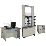 Universal Tensile Testing Machine Mechanical properties testing machine, SANTAM Company دستگاه تست خواص مواد مکانیکی مواد شرکت سنتام دستگاه کشش 15 تن سروالکتریکال با کراس هد جانبی
