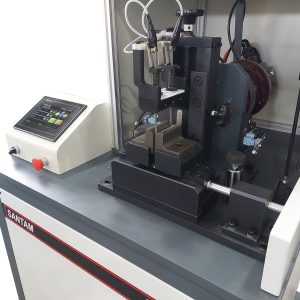  دستگاه خم و باز خم وایر Reverse Bend Test of Wires Reverse bend testing machine 180° for wire samples مطابق با استاندارد : DIN 51211 and ISO 7801
